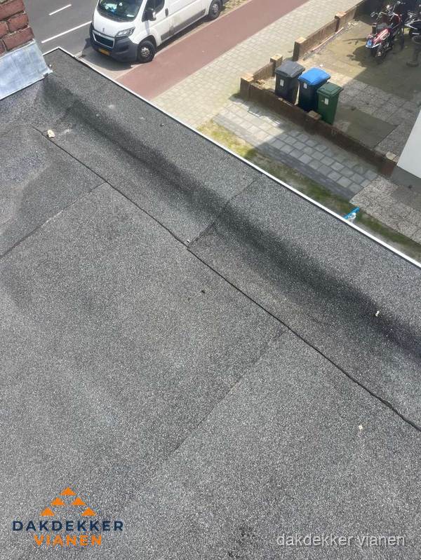Kosten dakisolatie: plat dak met bitumen dakbedekking in Vianen